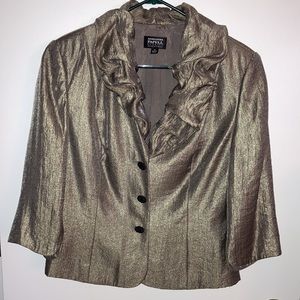 Adrianna Papell, evening essentials, Size 14, Shimmery Blazer